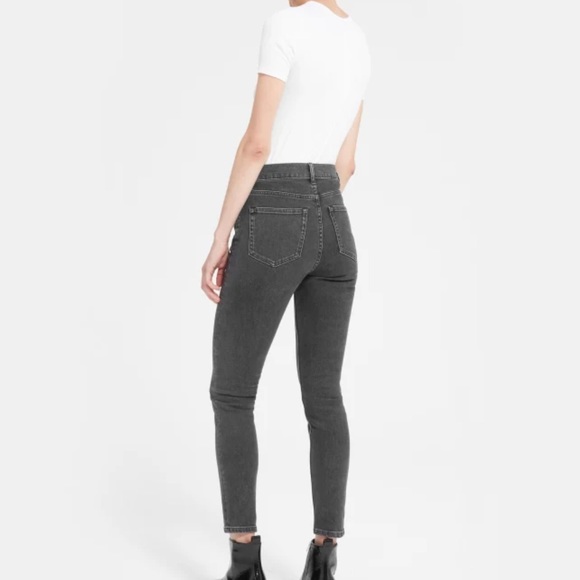 Everlane Denim - EVERLANE- The High-Rise Skinny Jean Washed Black